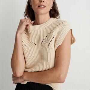 NWT Madewell Mariella Pointelle Sweater